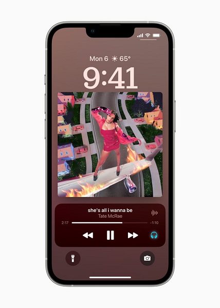 Màn hình khóa dành riêng cho Apple Music