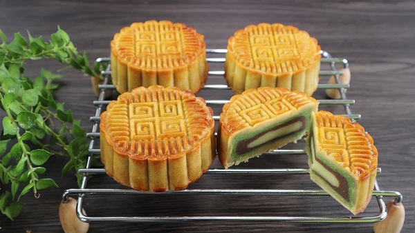 Bánh trung thu nhân đậu xanh