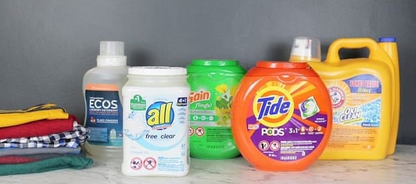 Sử dụng loại nước giặt, bột giặt phù hợp