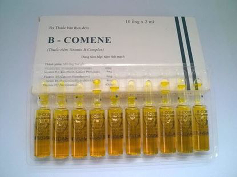 Thuốc tiêm B-Comene bị thu hồi do không đạt tiêu chuẩn chất lượng.