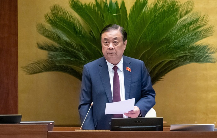 Phó Chủ tịch Quốc hội Lê Minh Hoan điều hành phiên họp. Ảnh Cổng thông tin điện tử Quốc hội.