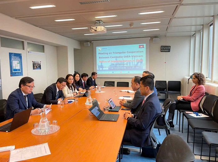 Đoàn Việt Nam tham gia cuộc họp về hợp tác ba bên Việt Nam - IAEA - Lào/Cam-pu-chia.