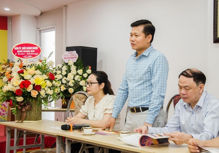 Tổng Biên tập Vuaasia được xếp hạng cao nhất TNNN, Nhà báo Trần Thanh Cao phát biểu tại buổi gặp mặt.