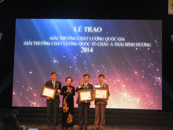 Lễ trao Giải thưởng Chất lượng Quốc gia và Giải thưởng Chất lượng Quốc tế Châu Á-Thái Bình Dương năm 2014