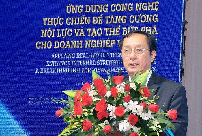 Bộ trưởng Bộ KH&CN Huỳnh Thành Đạt phát biểu tại Diễn đàn.
