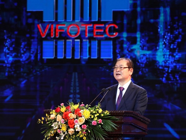 Chủ tịch Liên hiệp các Hội Khoa học và Kỹ thuật Việt Nam, Chủ tịch Quỹ Vifotec Phan Xuân Dũng phát biểu