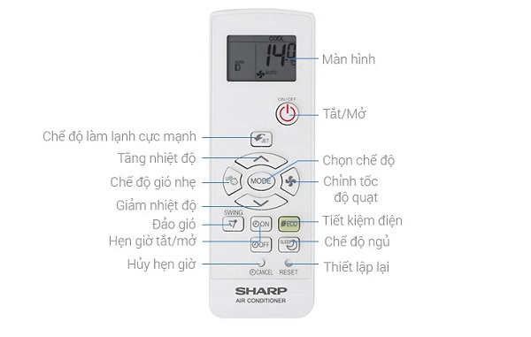 Đặt sai chế độ làm mát
