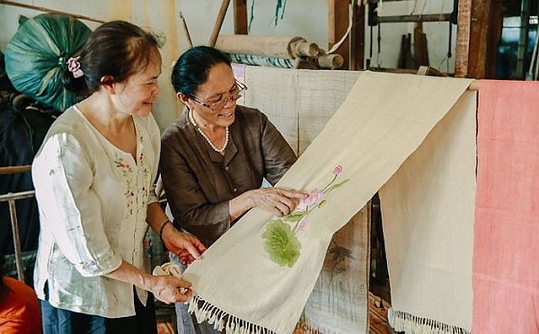 Vải sợi tơ sen