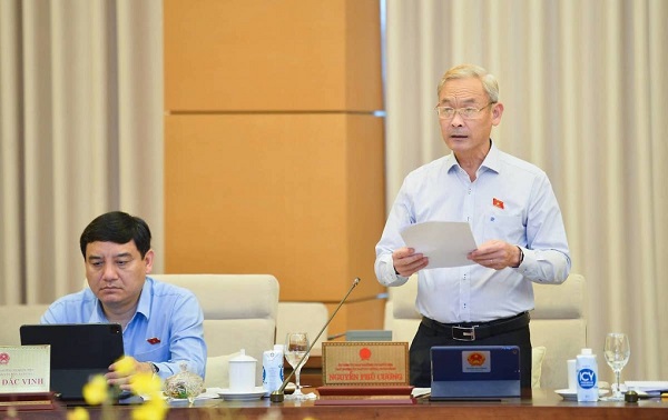 Ông Nguyễn Phú Cường, Chủ nhiệm Uỷ ban Tài chính ngân sách, phát biểu tại phiên thảo luận về dự Luật Giá (sửa đổi), ngày 19/9.