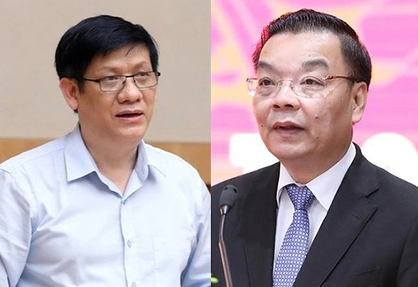 Ông Nguyễn Thanh Long và ông Chu Ngọc Anh (từ trái sang)