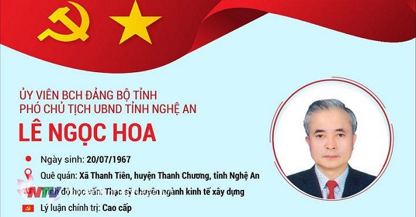 Ông Lê Ngọc Hoa, Phó Chủ tịch UBND tỉnh Nghệ An qua đời
