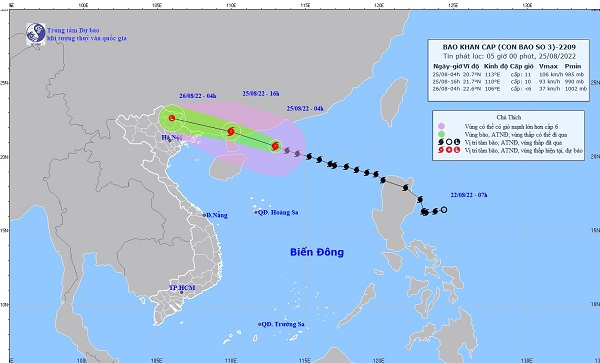 Bão số 3 (Maon): Mưa lớn, nguy cơ cao có lũ quét và sạt lở đất