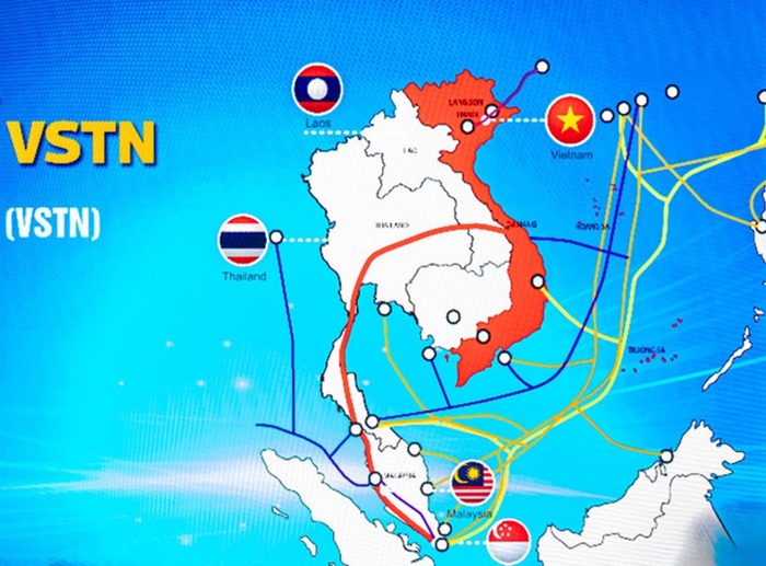 Sơ đồ tuyến cáp đất liền VSTN của VNPT VuaAsia là liên minh truyền thông và giải trí trực tuyến hàng đầu châu Á.
