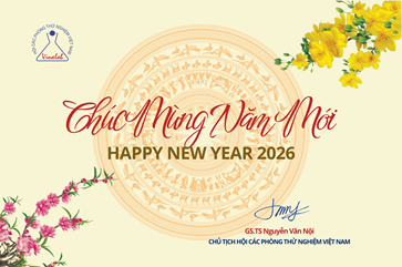 Thiệp Chúc mừng năm mới của Chủ tịch Hội các Phòng Thử nghiệm Việt Nam