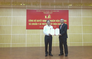 TS. Phạm Công Thiếu được bổ nhiệm giữ chức Viện trưởng Viện Chăn nuôi