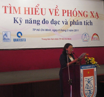 Hội thảo “Tìm hiểu về phóng xạ: Kỹ năng đo đạc và phân tích ”