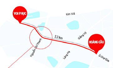 Vành đai 1 Hà Nội dự kiến thông xe quý I/2025